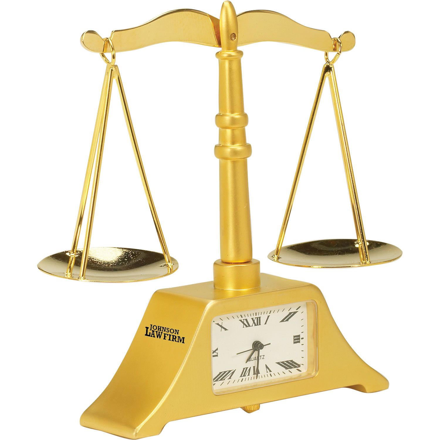 Scales of Justice Clock